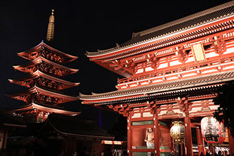 浅草駅「浅草寺と仲見世通り」