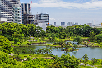 モノレール浜松町駅「旧芝離宮恩賜庭園」