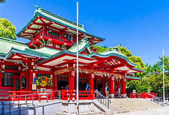 越中島駅「富岡八幡宮」