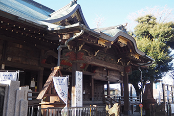 鬼子母神前駅「法明寺と鬼子母神堂」