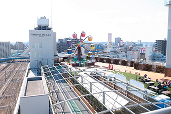 東急プラザ蒲田　屋上かまたえん