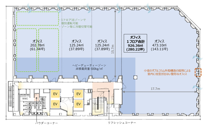 3～13階平面図