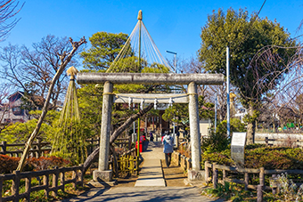 学芸大駅「碑文谷公園」