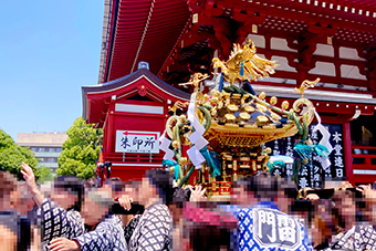 浅草駅「三社祭」