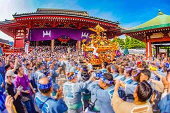 浅草駅「三社祭」