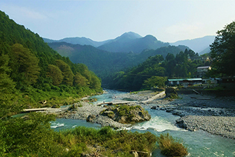御嶽駅「御岳渓谷」