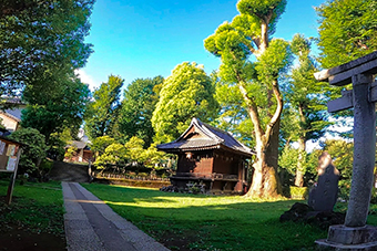 東新宿駅「西向天神社」