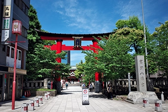 門前仲町駅「富岡八幡宮（深川八幡宮）」