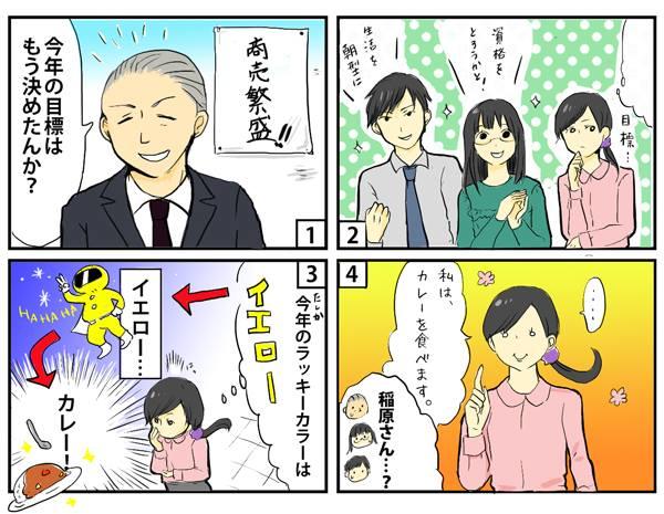 新春号 16年もがんばろう 新春オフィス風水 マンガでわかる 運気アップのオフィス風水 特集記事 オフィス物件数最大級の三幸エステート