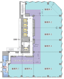 平面図　4-5階